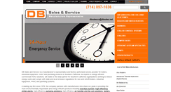 Desktop Screenshot of dbsales.net