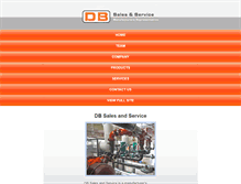 Tablet Screenshot of dbsales.net
